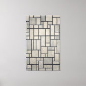 MONDRIAAN - COMPOSITIE MET ROOSTER 2 - 1915-1942 - CANVAS AFDRUK (Voorkant)