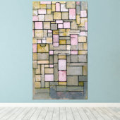 MONDRIAAN - COMPOSITIE Nr. III COMPOSITIEF 8 - 191 Canvas Afdruk (Insitu (Houten vloer))