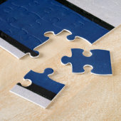 Mondriaan Compositie Rood Geel Blauw Zwart Legpuzzel (Zijkant)