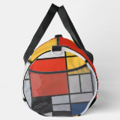 Mondriaan Compositie Rood Geel Blauw Zwart Plunjezak (Rechts)