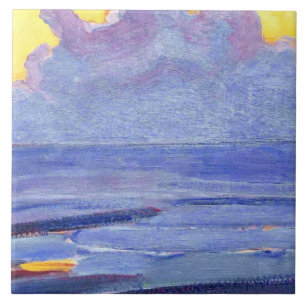 Mondriaan - Door het Zee, populair kunstwerk Tegeltje