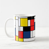 Mondriaan Drink hier! Koffiemok (Links)