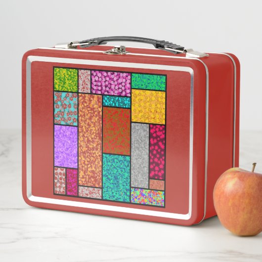 Mondriaan Floral Graphic Design Abstraction (In situ)