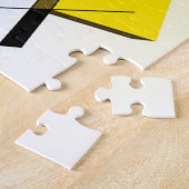 Mondriaan geïnspireerde 3D Legpuzzel (Zijkant)