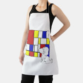 Mondriaan Geïnspireerde Kamille Schort (Insitu)