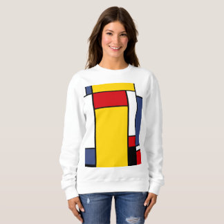 Mondriaan geïnspireerde moderne geometrische stijl trui