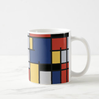 Mondriaan-geïnspireerde Mok