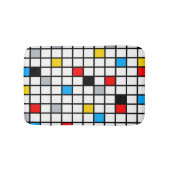 Mondriaan Geometric Minimalist Comopsition Modern Badmat (Voorkant)