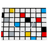 Mondriaan Geometric Minimalist Comopsition Modern Groot Cadeauzakje (Voorkant)