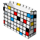 Mondriaan Geometric Minimalist Comopsition Modern Groot Cadeauzakje (Achterkant Gekanteld)