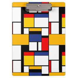 Mondriaan Geometric Minimalist Comopsition Modern Klembord