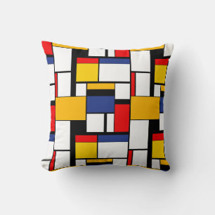 Mondriaan Geometric Minimalist Comopsition Modern Kussen