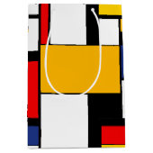 Mondriaan Geometric Minimalist Comopsition Modern Medium Cadeauzakje (Voorkant)