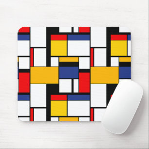 Mondriaan Geometric Minimalist Comopsition Modern Muismat