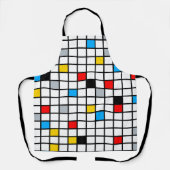 Mondriaan Geometric Minimalist Comopsition Modern Schort (Voorkant)