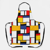 Mondriaan Geometric Minimalist Comopsition Modern Schort (Voorkant)