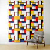 Mondriaan Geometric Minimalist Comopsition Modern Wandkleed (In situ)