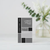 Mondriaan - Gray Visitekaartje (Staand voorkant)