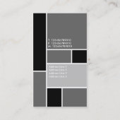 Mondriaan - Gray Visitekaartje (Achterkant)