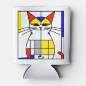 Mondriaan kat blikjeskoeler (Voorkant)