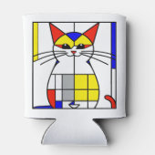 Mondriaan kat blikjeskoeler (Achterkant)