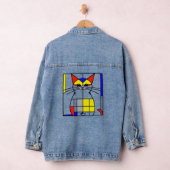 Mondriaan kat denim jacket (Hangar)