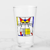 Mondriaan kat glas (Voorkant)