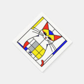 Mondriaan kat servet (Hoek)