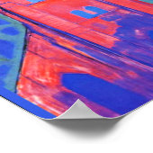 Mondriaan - Kerkkertoren in Domburg Poster (Hoek)