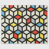 Mondriaan Mania Retro Cadeaupapier (Vlak)