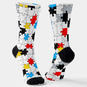 Mondriaan Mania Retro Sokken