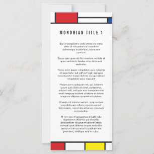 Mondriaan minimalist Geometric de Stijl Modern Art