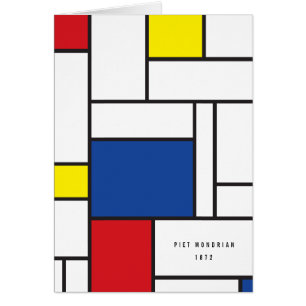 Mondriaan minimalist Geometric de Stijl Modern Art