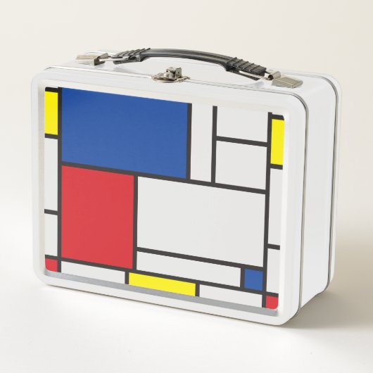 Mondriaan minimalist Geometric de Stijl Modern Art (Voorkant)