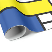 Mondriaan minimalist Geometric de Stijl Modern Art Cadeaupapier (Rol Hoek)