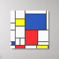 Mondriaan minimalist Geometric de Stijl Modern Art