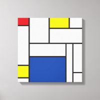 Mondriaan minimalist Geometric de Stijl Modern Art