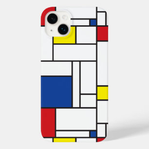 Mondriaan minimalist Geometric de Stijl Modern Art Case-Mate iPhone Case