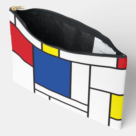 Mondriaan minimalist Geometric de Stijl Modern Art Etui (Open)