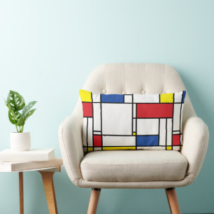 Mondriaan minimalist Geometric de Stijl Modern Art Kussen