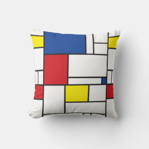 Mondriaan minimalist Geometric de Stijl Modern Art Kussen