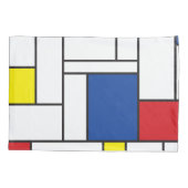 Mondriaan minimalist Geometric de Stijl Modern Art Kussensloop (Achterkant)