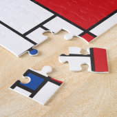 Mondriaan minimalist Geometric de Stijl Modern Art Legpuzzel (Zijkant)