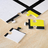 Mondriaan minimalist Geometric de Stijl Modern Art Legpuzzel (Zijkant)