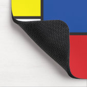 Mondriaan minimalist Geometric de Stijl Modern Art Muismat (Hoek)