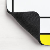 Mondriaan minimalist Geometric de Stijl Modern Art Muismat (Hoek)