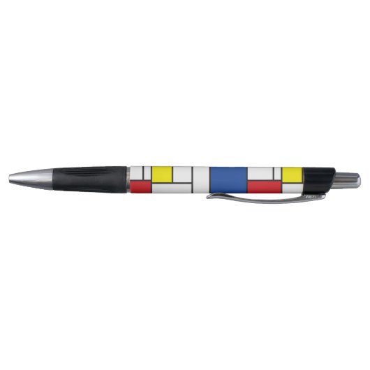 Mondriaan minimalist Geometric de Stijl Modern Art Pen (Bodem)