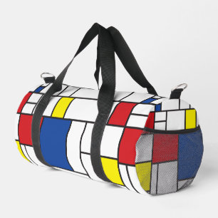 Mondriaan minimalist Geometric de Stijl Modern Art Plunjezak