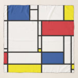 Mondriaan minimalist Geometric de Stijl Modern Art Sjaal<br><div class="desc">Originele Mondriaan geïnspireerde minimalistische De Stijl Modern Kunst in het ontwerp van rode, blauwe, gele en witte kleurenblokken. Dit eenvoudige ontwerp kenmerkt moderne geometrische vormen en grafische kleurenblokken in vette zwarte lijnen, witte en heldere primaire kleuren. Het is geïnspireerd op de abstracte werken van Piet Mondrian en de Stijl- en...</div>