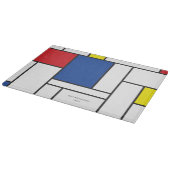 Mondriaan minimalist Geometric de Stijl Modern Art Snijplank (Hoek)